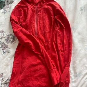 Lululemon Athletica Red Half Zip